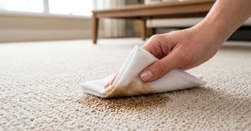 How to Clean Carpet Stains at Home