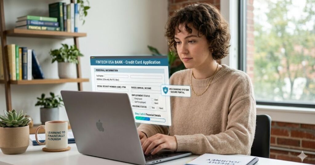 Young adult learning credit score and credit card usage in USA