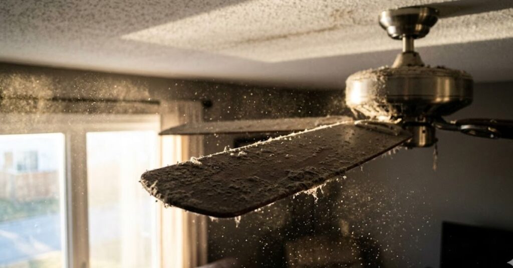 How to Clean Ceiling Fans Without Making a Mess