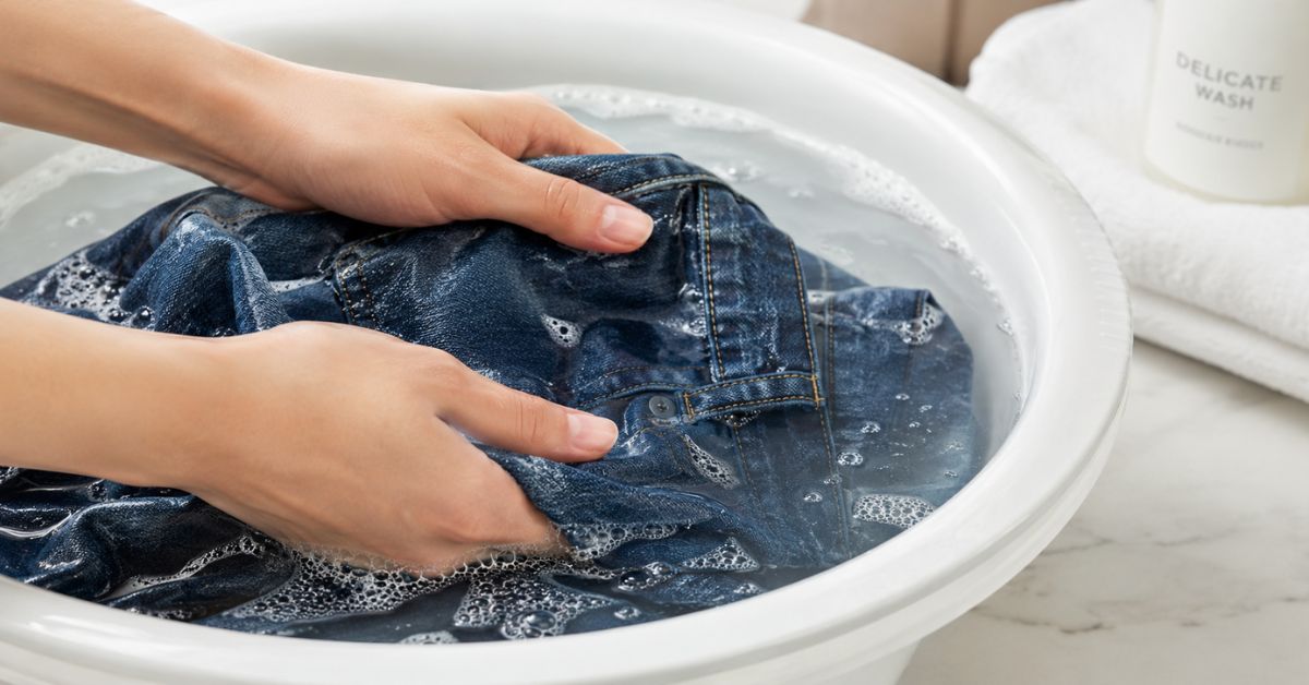 how to wash jeans properly without fading
