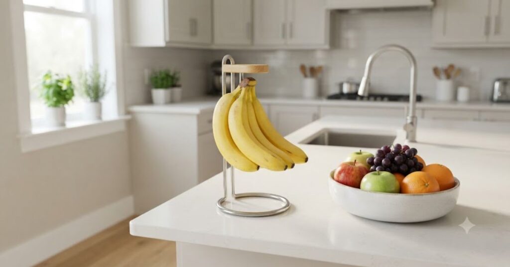 Properly storing washed bananas to keep them fresh longer.