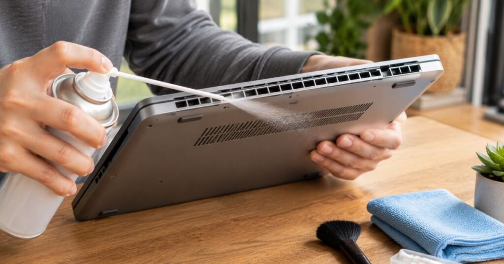 Cleaning Laptop Air Vents