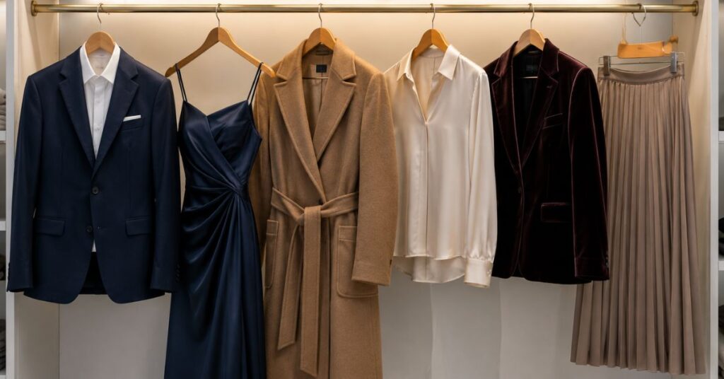 Common clothing items that should be professionally dry cleaned.