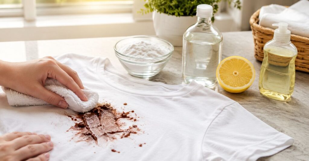 Remove Chocolate Stains from Clothes