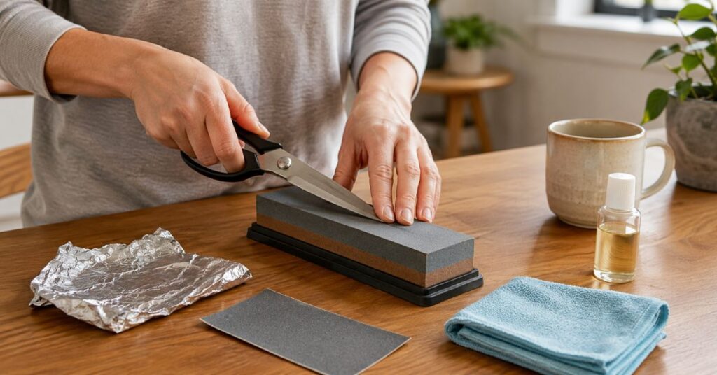 How to Sharpen Scissors at Home