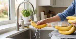 Wash your bananas