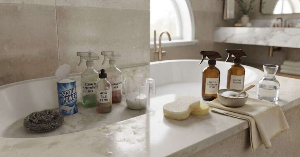 Simple ways to keep a bathtub clean and fresh for longer