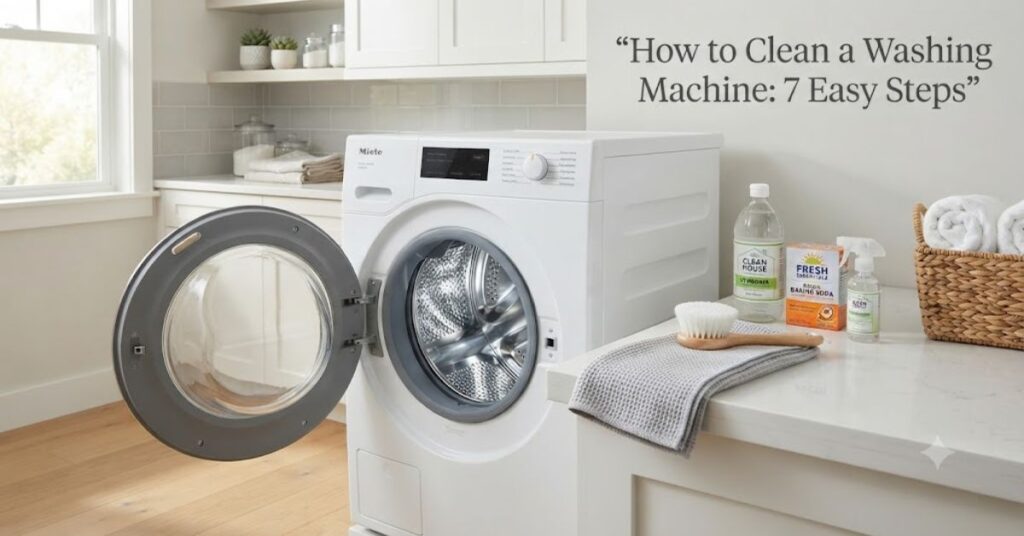 how to clean a washing machine