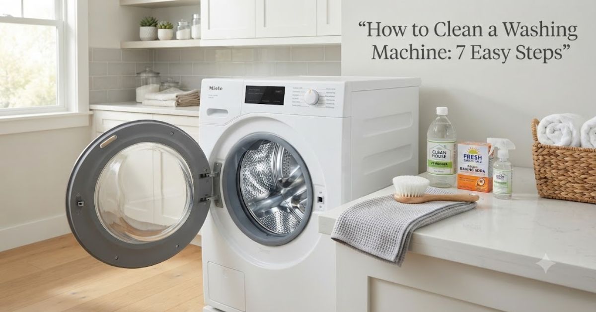 how to clean a washing machine
