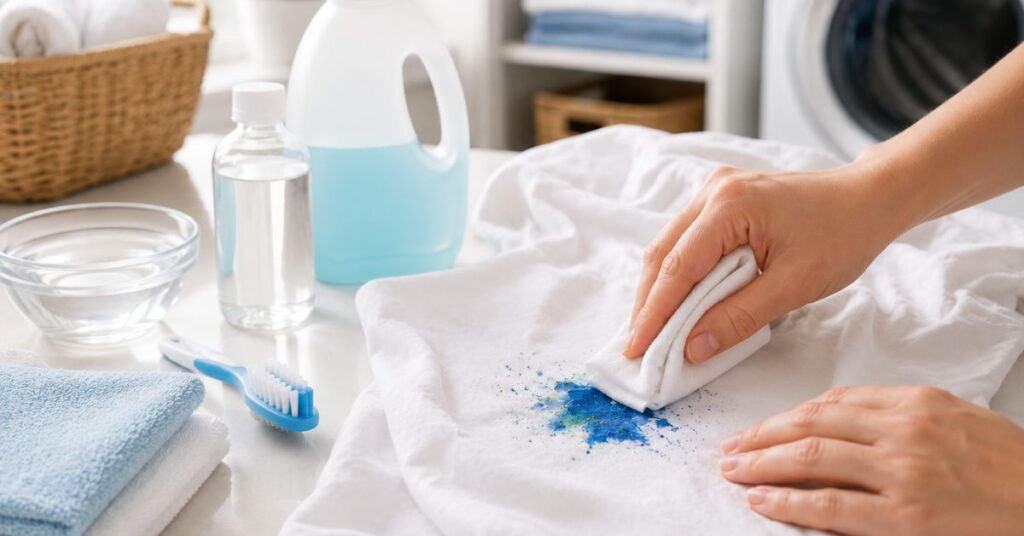 Using rubbing alcohol to remove acrylic paint from washable clothing