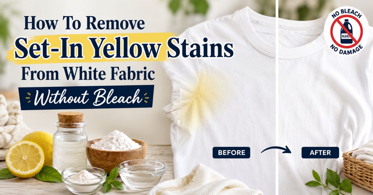remove set-in yellow stains