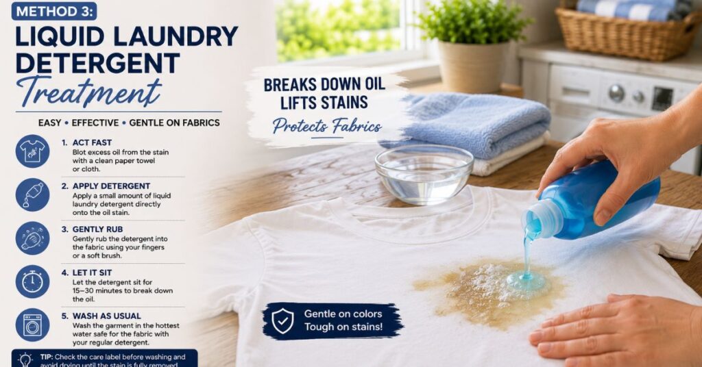 Method 3: Liquid Laundry Detergent Treatment