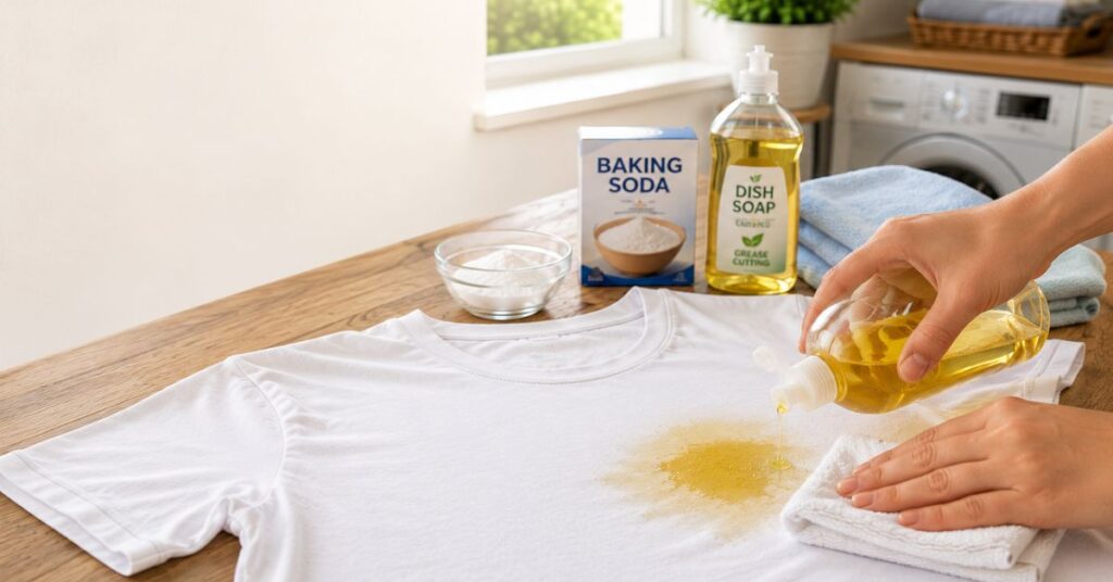 Method 5: How to Remove Cooking Oil Stains