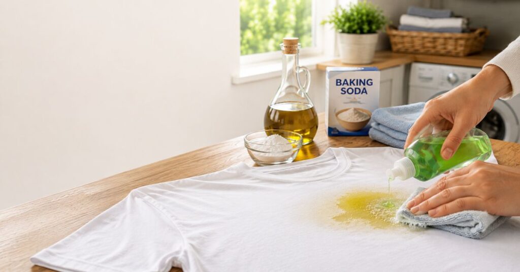 Method 6: How to Remove Olive Oil Stains