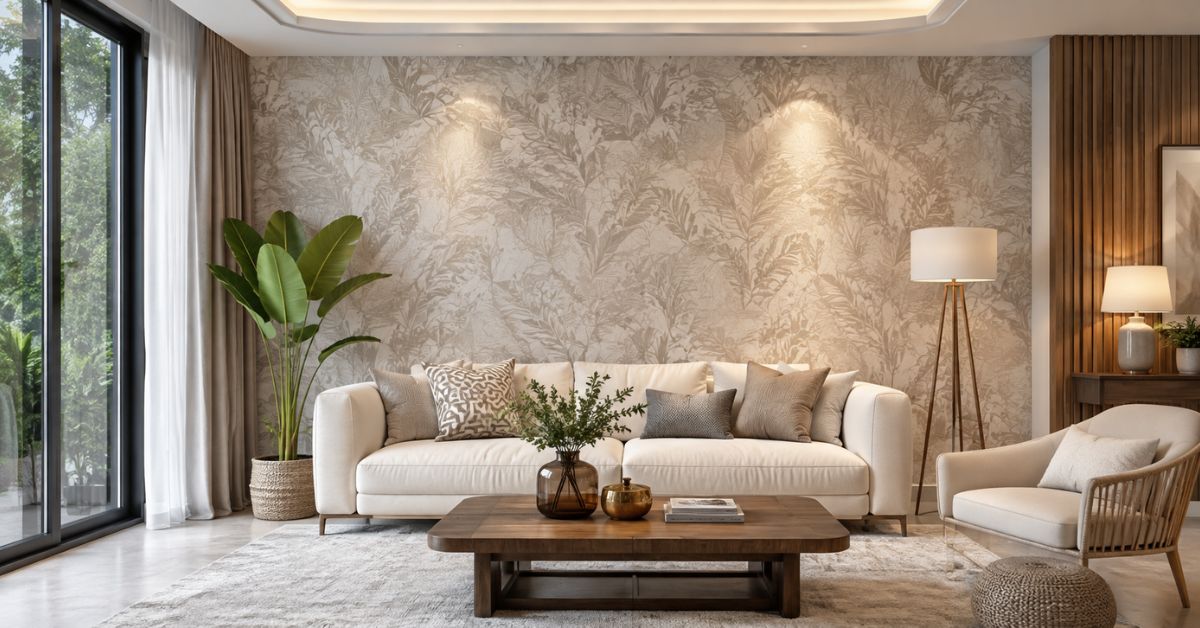 Modern Living Room Wallpaper Ideas