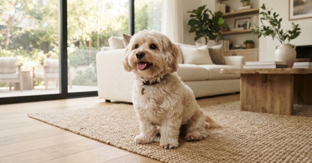 Havanese dog with soft wavy low-shedding coat