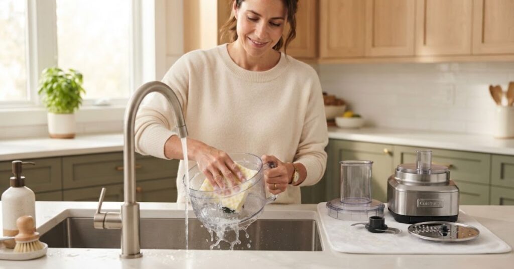 How to Wash the Food Processor Bowl